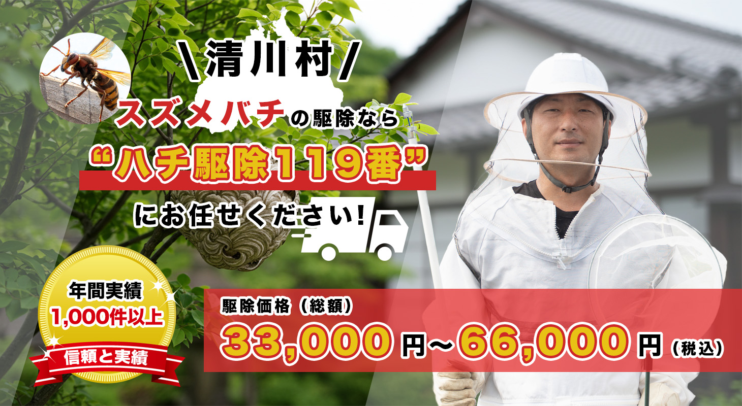清川村（神奈川）でスズメバチ駆除を依頼するならハチ駆除119番